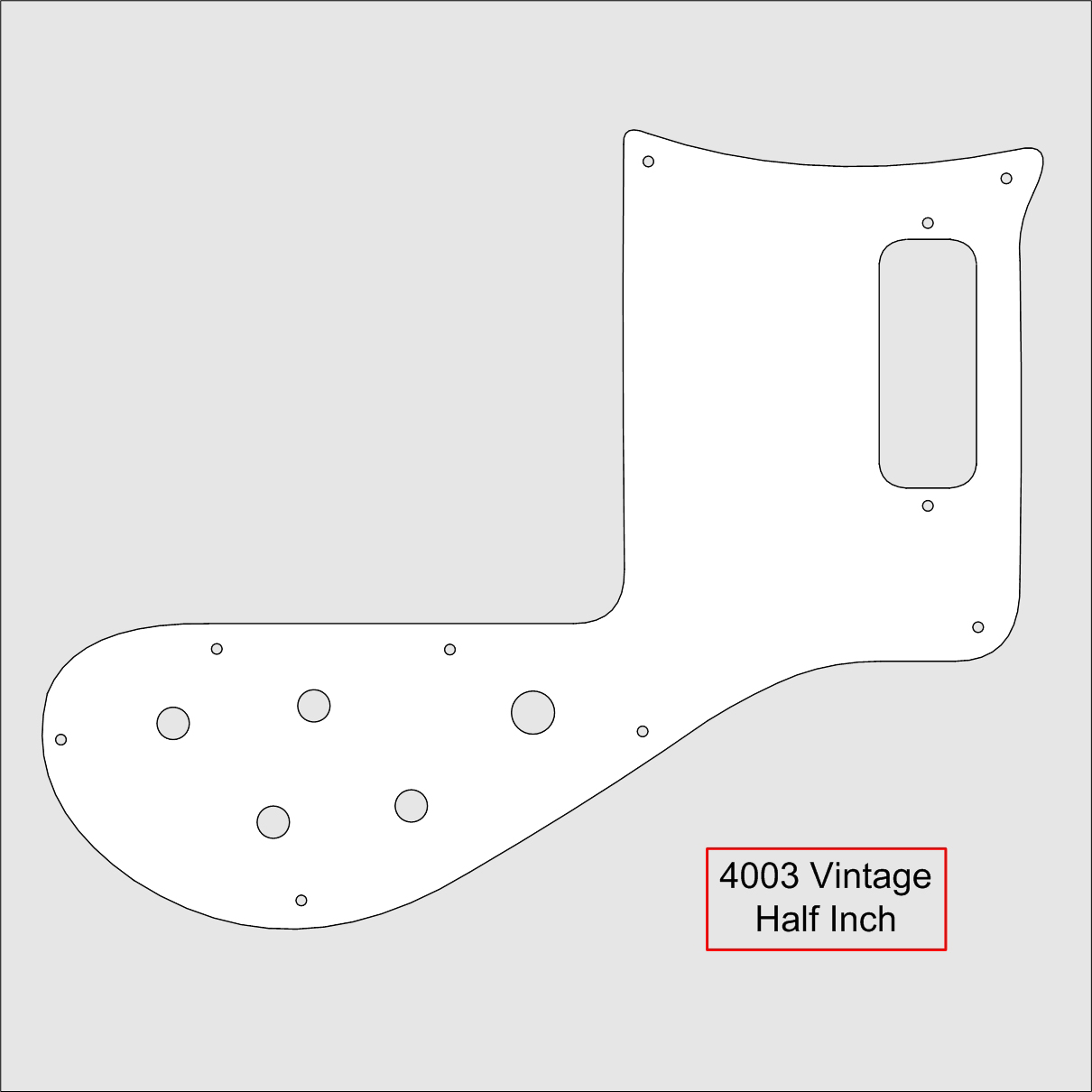 4003 pickguard